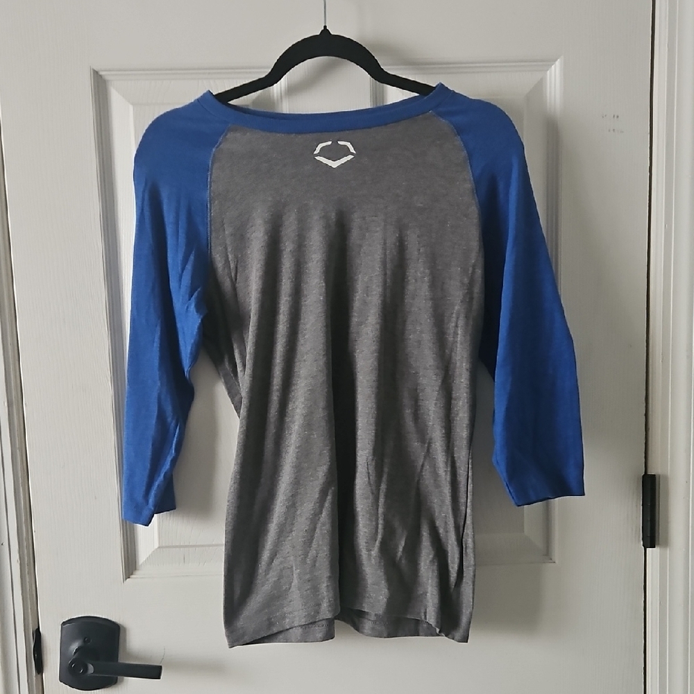 Evoshield Blue and Gray Baseball Undershirt